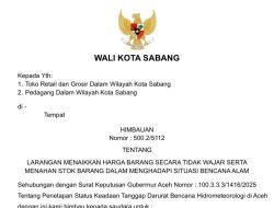 Pemko Sabang Ingatkan Pedagang jangan Mainkan Harga