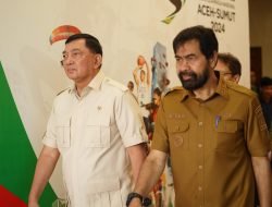 Gubernur dan WakiI Gubernur Aceh Lepas Kepulangan Presiden Prabowo Usai Kunjungan Bencana
