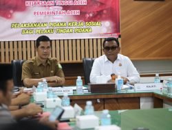 Pemerintah Aceh dan Kejati Aceh Teken Nota Kesepakatan Pidana Kerja Sosial
