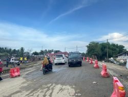 Jembatan Krueng Meureudu Kembali Dibuka, Akses Lintas Timur Aceh Normal Bertahap