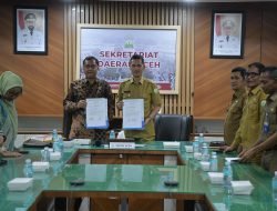 Sekda Aceh Bertemu Kepala ANRI, Bahas Penanganan Banjir dan Penyelamatan Arsip