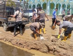 Sinergi Lintas Instansi, Polres Aceh Selatan Percepat Pemulihan Pascabanjir Bandang