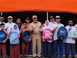 Wagub Fadhlullah Dampingi Menko Polkam RI Tinjau Kesiapan Pembangunan Huntap di Aceh Utara