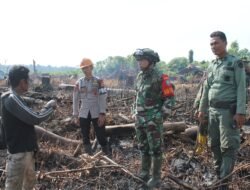 Antisipasi Karhutla, Dandim Aceh Selatan Turun Langsung Patroli Wilayah Trumon Raya