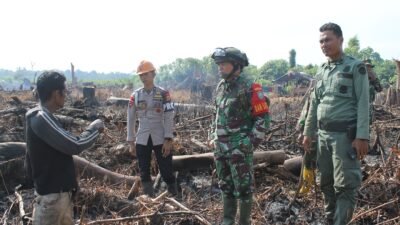 Antisipasi Karhutla, Dandim Aceh Selatan Turun Langsung Patroli Wilayah Trumon Raya