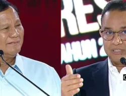 Survei Median: Prabowo Teratas, Anies Membayangi