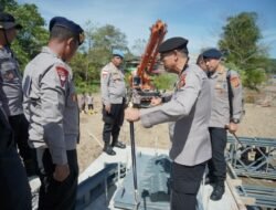Kapolda Aceh Tinjau Pembangunan Jembatan Bailey untuk Kebutuhan 7.000 Warga Lhok Cut