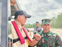 Menhan RI Tinjau Progres Satgas Kuala Normalisasi Sungai di Aceh Tamiang