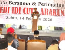 Ceulangiek Sampaikan Amanah Wali Nanggroe di Peringatan Tragedi Idi Cut–Arakundoe