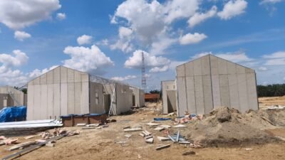 Progres 45 Persen, 150 Huntap di Simpang Kanan Ditarget Rampung Mei