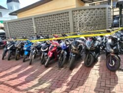 33 Motor Berknalpot Brong Diamankan, Polisi Tindak Balap Liar di Banda Aceh