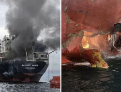 Ngeri, IRGC Tembak Kapal Thailand di Selat Hormuz, 3 Awak Hilang