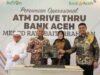 Bank Aceh Resmikan ATM Drive Thru di Kawasan Strategis Taman Kota Banda Aceh