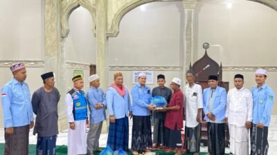 BKPRMI Aceh Timur Bagikan 1.200 Paket Sembako Untuk Korban Bencana Alam
