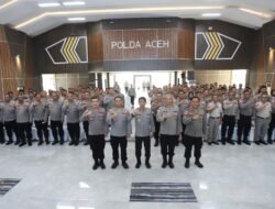 Kapolda Aceh Berikan Arahan kepada Personel Ditpamobvit dan Ditbinmas