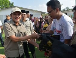 Wagub Aceh Dampingi Menteri Kebudayaan Kunjungi Seniman, Anak Yatim dan Warga Huntara di Aceh Tamiang