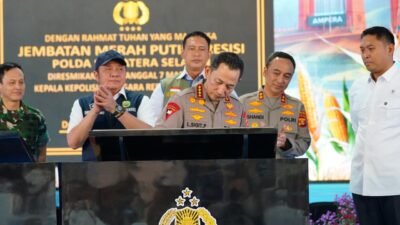 Kapolri Resmikan 57 Jembatan Merah Putih, Permudah Akses Warga