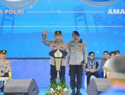 Pimpin Apel Ojol-Buruh di Sumsel, Kapolri Tekankan Jaga Persatuan hingga Stabilitas Nasional