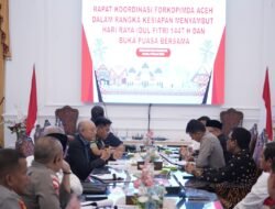Pastikan Kesiapan Menyambut Idul Fitri, Wali Nanggroe Gelar Rapat Strategis Forkopimda