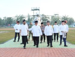 Presiden Prabowo Subianto Shalat Idul Fitri di Aceh Tamiang, Gubernur dan Wagub Tampil bersama Sambut Kunjungan