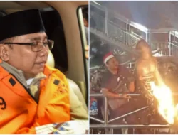 Yaqut Ditahan KPK, Massa Banser Bakar Kaus