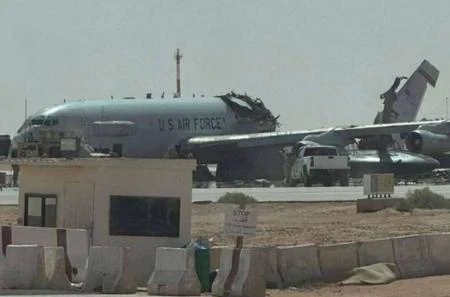 Militer Iran menghancurkan pesawat mata-mata AS, Boeing E-3 Sentry AWACS (Foto: X/Sentdefender)