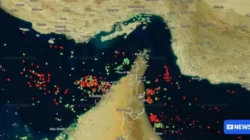 Ilustrasi Selat Hormuz (Tangkapan layar RMOL dari siaran YouTube ABC News)