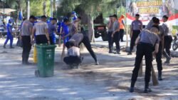 Dirsamapta Polda Aceh Pimpin Gotong Royong Massal di Pasar Al-Mahirah Dukung Program ASRI