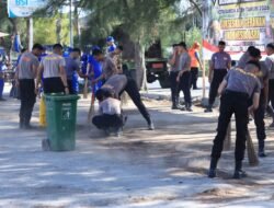 Dirsamapta Polda Aceh Pimpin Gotong Royong Massal di Pasar Al-Mahirah Dukung Program ASRI