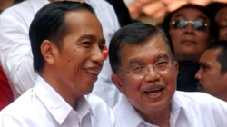 Momen kebersamaan Joko Widodo dan Jusuf Kalla. (Foto: Istimewa)