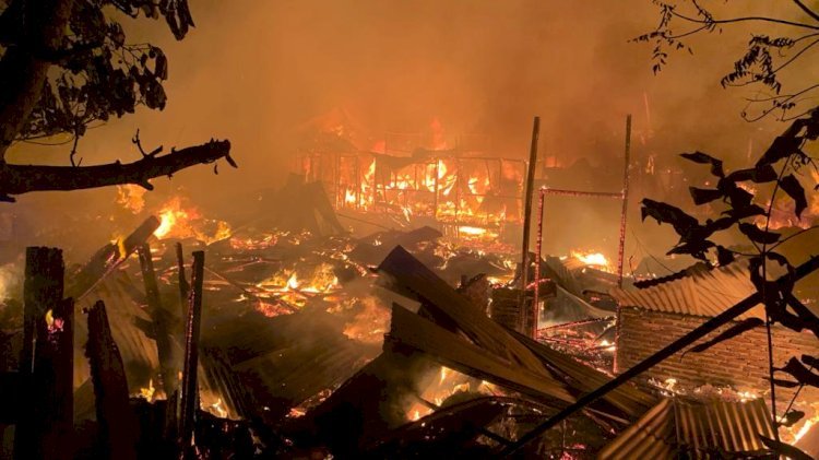 Ilustrasi kebakaran permukiman (Dok. BPBA)