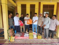 Pemkab Nagan Raya Serahkan Bantuan Masa Panik kepada Korban Kebakaran