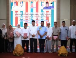 Wabup Raja Sayang Hadiri Halal Bihalal dan Peusijuek JCH IKNR Banda Aceh