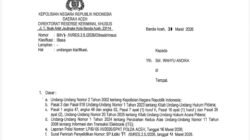 PWI Tanggapi Pemanggilan Wartawan oleh Polda Aceh: Tak Perlu Hadir