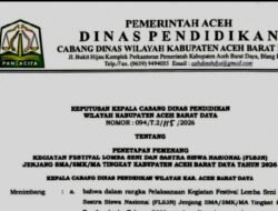 Plt Kacabdin Abdya Tegaskan SK Pemenang FLS3N yang Beredar Tidak Resmi