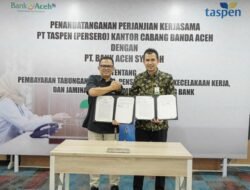 Bank Aceh Syariah dan PT Taspen Perkuat Sinergi Layanan Pembayaran Pensiun