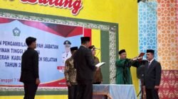 Bupati Mirwan Resmi Lantik Diva Samudra Putra sebagai Sekda Aceh Selatan