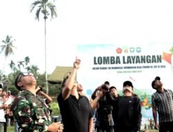 TMMD Kodim 0110/Abdya Gelar Turnamen Layangan Tradisional, Warga Antusias