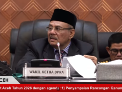 DPRA Bahas Reposisi Banggar dan Prolega Aceh 2025 dalam Rapat Paripurna