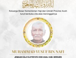 Jemaah Haji Asal Bireuen Meninggal di Tanah Suci