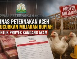 Dinas Peternakan Aceh Kucurkan Miliaran Rupiah untuk Proyek Kandang Ayam