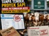 Tanpa Tender, Proyek Sapi Dinas Peternakan Aceh Serentak via E-Purchasing