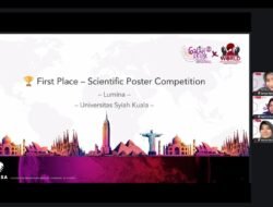 Mahasiswa FK USK Raih Juara I Scientific Poster Competition Internasional di Ajang WORLD X GALAXY 3.0