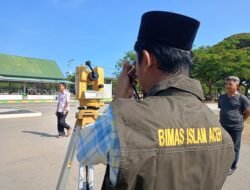 Fenomena Rashdul Kiblat 15–16 Juli 2026, Kemenag Aceh Ajak Masyarakat Cek Arah Kiblat Mandiri
