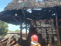 Kebakaran Dapur Bata di Baitussalam Aceh Besar, Satu Bangunan Kayu Hangus