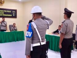 Polisi Perampok Toko Emas di Aceh Selatan Dipecat