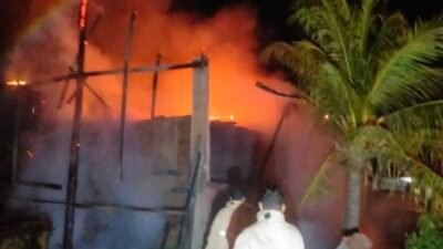 Kebakaran Dapur Bata di Baitussalam, Satu Bangunan Rusak Berat