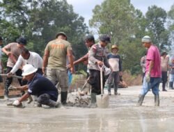 Gotong Royong Satgas Damai Cartenz, Akses Pemakaman di Mimika Kini Lebih Baik