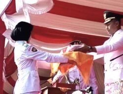 Upacara HUT RI ke-81 di Abdya, Bupati Safaruddin Bertindak sebagai Inspektur Upacara