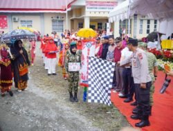 Bupati Nagan Raya Diwakili Plt. Sekda Lepas Pawai Karnaval HUT ke-81 RI, Diikuti 1.545 Pelajar